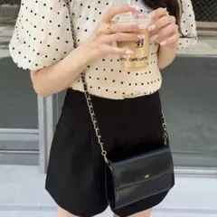 GRL ハイウエストタックショートパンツ　at1647 Lサイズ