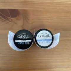 セリア　GelNail アイシングジェルクリア＆クレイジェル セット