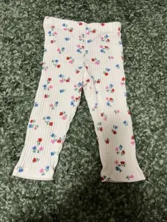 【pairmanon】ペアマノン 花柄 リラックスリブレギンス 80cm