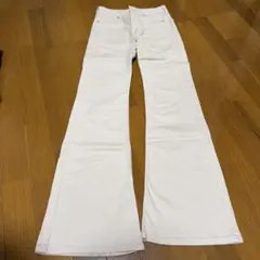 H&M DIVIDED ホワイト フレアパンツのサムネイル
