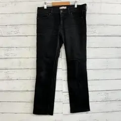 ユニクロ レディース スキニー デニム ブラック ストレッチ 日本製 M相当