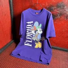 90s USA製　MICKEY UNLIMITED ミニーちゃんTee 紫