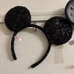 ブラックミッキー耳カチューシャ