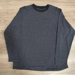 無印　天竺編みクルーネック長袖Tシャツ　メンズXLサイズ