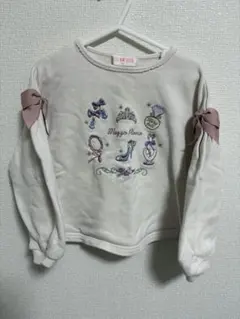 メゾピアノ刺繍デザイン トレーナー 110