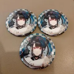 ホロライブ　正月衣装　缶バッジ　ネリッサ・レイヴンクロフト　3点セット