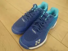 （未使用）YONEX テニスシューズ 青 水色