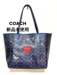❤️【新品】COACH シティ トート スーベニア エンブロイダリー　直営店購入