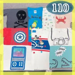 半袖　夏服　まとめ売り110 9枚セット　beams GAP Disney