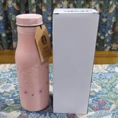 SAKURA2026 ステンレスロゴボトル マットピンク スターバックス