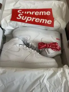 新品 未使用 24cm Supreme Air Force 1 ステッカー2枚付