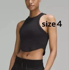 新品 ルルレモン Hold Tight Cropped Tank （サイズ 4）