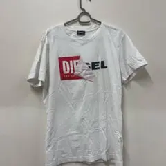 DIESEL ホワイト Tシャツ ロゴプリント
