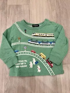 klädkåp クレードスコープ　トレーナー 90 のりもの 男の子