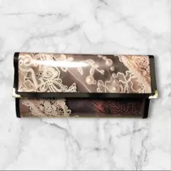 軟質蛇腹ファイル08/レザー＆パール風デザイン