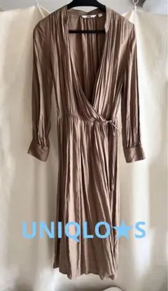 UNIQLO★S★カシュクールワンピース