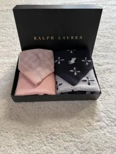Ralph Lauren タオルハンカチ 2枚セット