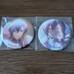 プロセカ　KAITO グリッター缶バッチ2点　18c 30a