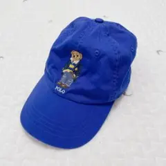 美品　ラルフローレン　ポロベア　キャップ　ネイビー