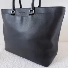 【美品】COACH トートバッグ オールレザー ビジネスバッグ 黒 肩掛け