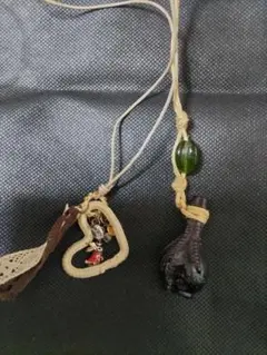 最終値下げ　ハンドメイド ネックレス ウサギチャーム付き