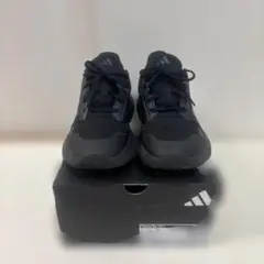 adidas ブラック スニーカー　24.5cm
