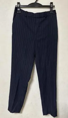 UNIQLO ネイビー ストライプ パンツ Mサイズ