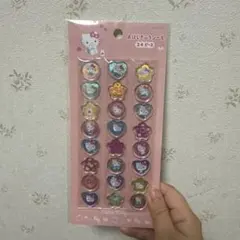 キティちゃん　おはじきふうシール