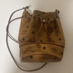 MCM 巾着型 ショルダーバッグ ブラウンのサムネイル