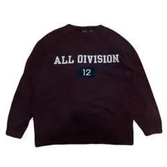 y2k OLD GAP トレーナー　スウェット　ボルドー　レディース　XL