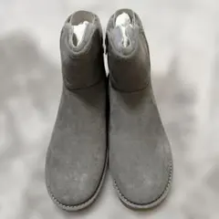 UGG グレー ムートンブーツ ジッパー付き