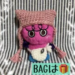 猫耳ニット帽　ピンク系　ぬい服　ボクシリ　SHINee キー　➕BAG