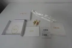 Dior パール ゴールド ピアス