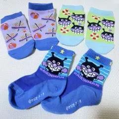バイキンマン だだんだん 靴下 3足セット