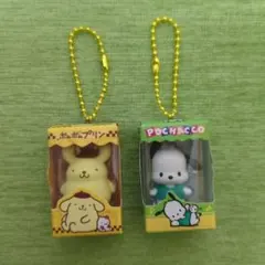 チョコボックス　サンリオ　ポムポムプリン　ポチャッコ　ミニマスコット