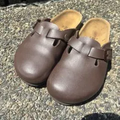 美品⭐︎ビルケンシュトック ボストン レザー 36 ブラウン サボ