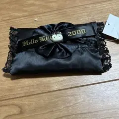 Hello Kitty 2000 黒サテンポーチ