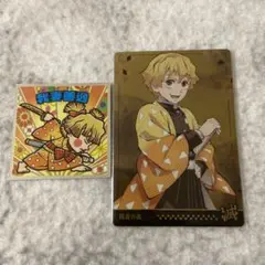 鬼滅の刃 我妻善逸 鬼滅の刃マンチョコ遊郭編 ウエハース7