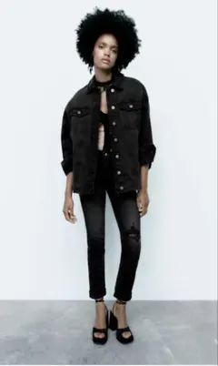 オーバーサイズ デニムジャケット