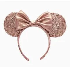 ミニー カチューシャ ピンクスパンコール