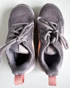 adidas アディダス キッズ スニーカー グレー ピンク