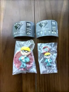 MOTHER2　スタンドフィギュア、チャームマスコット　ジェフ2個セット