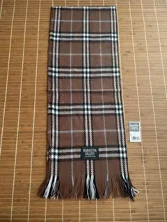 MANHATTAN GALLERY チェック柄マフラー 134x25cm
