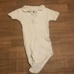 [プチバトー] 衿付き半袖ボディ/12ヶ月/74㎝
