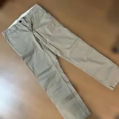 メンズ　UNIQLO　ベージュ チノパン サイドポケット付き　サイズＭ