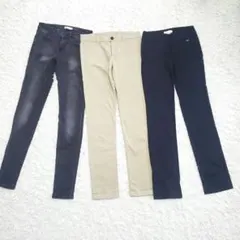 美品 スボン パンツ まとめ売り　3本セットユニクロ　NNGBASIC　61 S