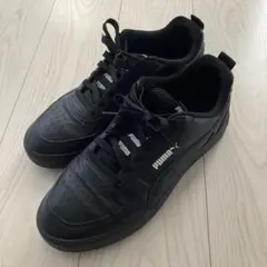 PUMA レザースニーカー　29.5㎝　ブラック　386381-02