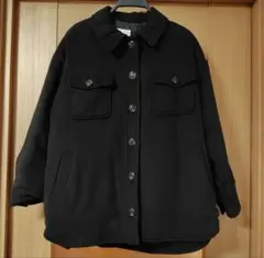 ハニーズ　ブラックジャケット ボタン付き　S 黒