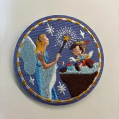ディズニー刺繍缶バッチ ピノキオ