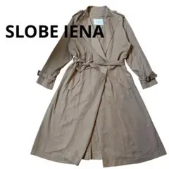 SLOBE IENA 美品　とろみロングコート キャメル F テンセル100%のサムネイル